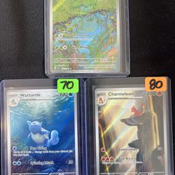 151 Charmeleon, Ivysaur, Wartortle - Pokemon