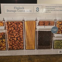 Member Mark Fliplock Storage Container 
