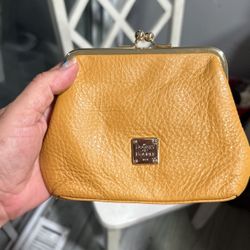 Dooney Bourke Kiss Lock Coin Pouch