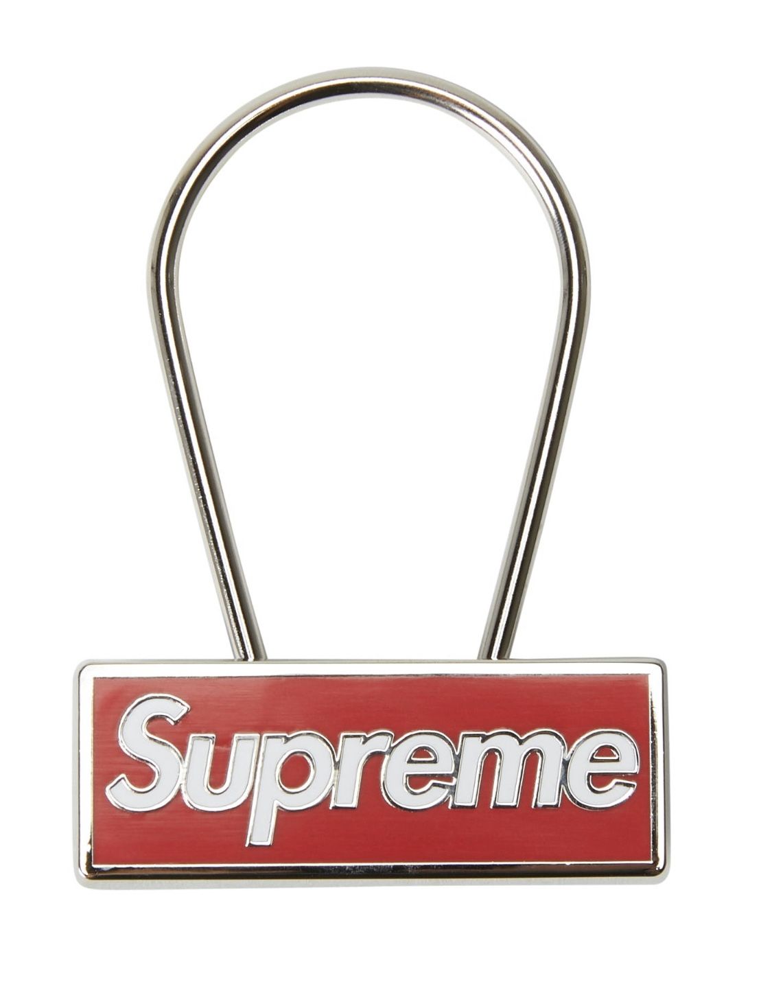 SUPREME CLIP KEYCHAIN RED