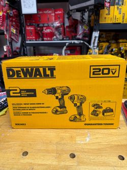 DEWALT 20V Max Drill/Driver Impact Driver Combo Kit
