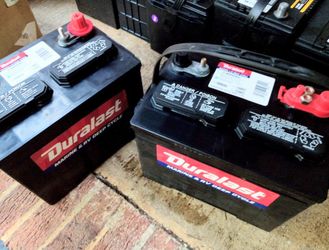 Duralast Deep Cycle Marine RV Group 24 batteries (2)