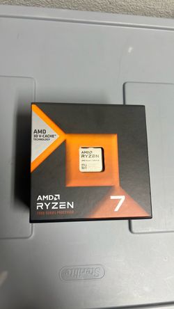 AMD Ryzen 7 7800X3D processor, never opened and still factory sealed.