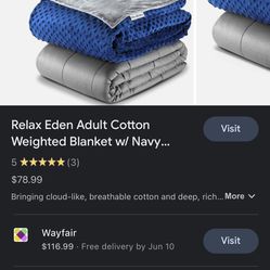 Adult Weighted Blanket Cotton