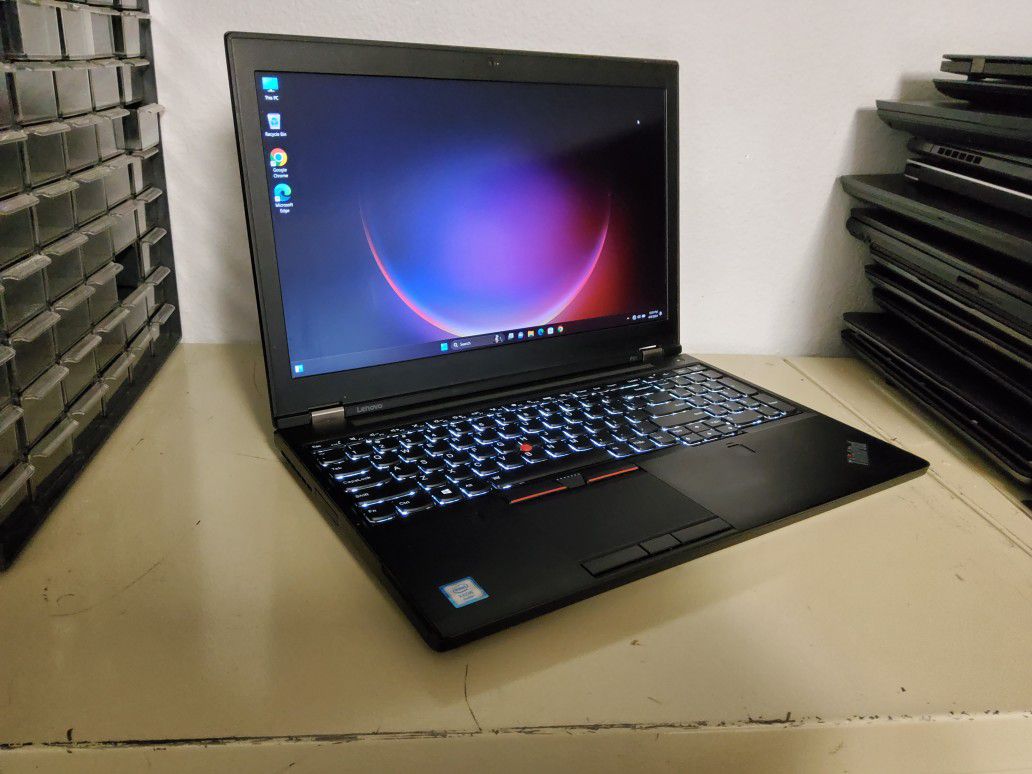 Lenovo ThinkPad P51 15.6" Xeon E3-1505M 3GHz 32GB 512GB NVMe+500GB Win11

