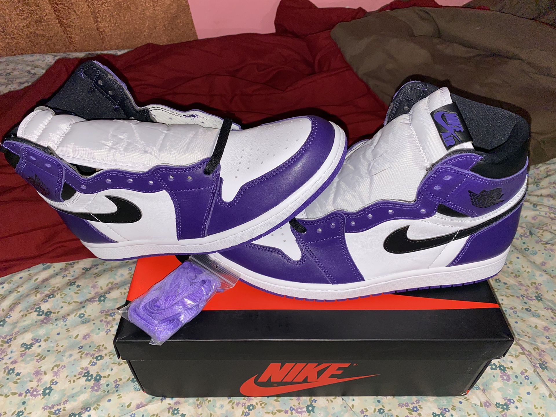 Air Jordan 1 “court purples 2.0” sz 11.5