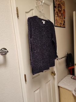 Women's Black Sweater-Christopher & Banks Size L