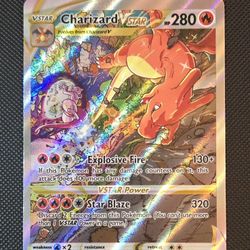 Miscut Charizard Vstar SWSH262 Promo
