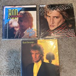 Vinyl records, twenty one pilots Rod Stewart, Sheena Easton