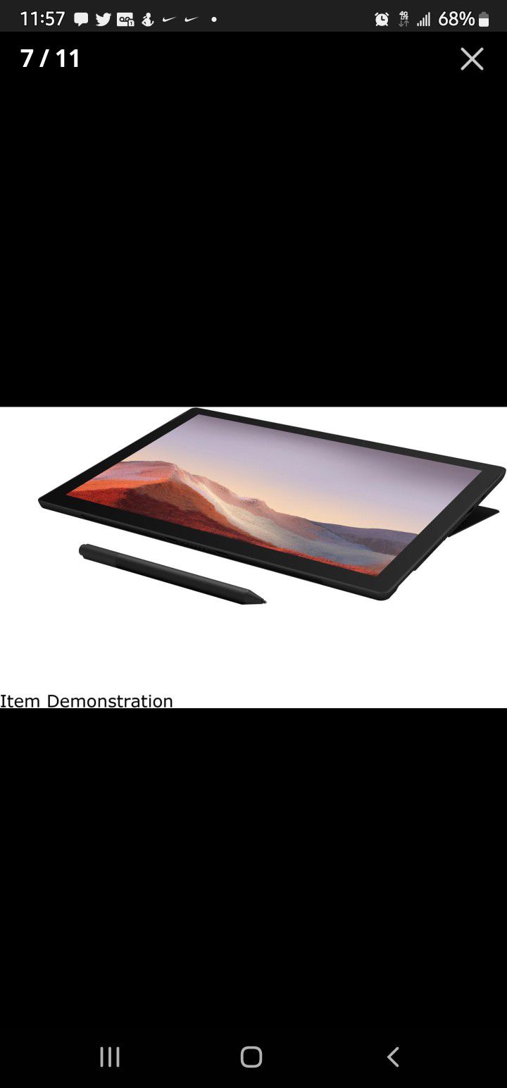 Surface Pro 7 Plus I7 16gb 256 Gb Commerical