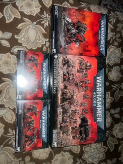 Warhammer 40K chaos space marines boxes