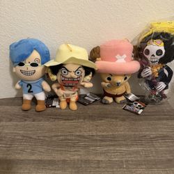 One Piece X KidRobot Plushies