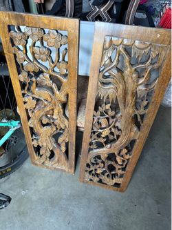 Wood carved
