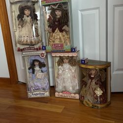 Porcelain Dolls 25.00 Each 