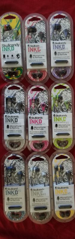 Skullcandy Samsung JVC iPhone earbuds headphones ear bud many different types of available Bz1