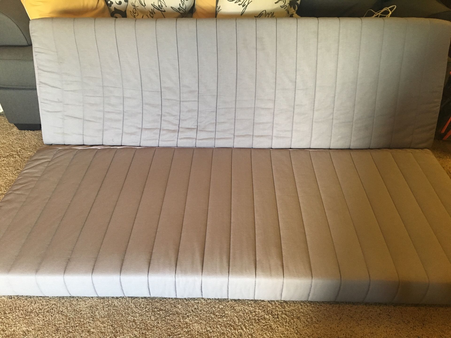 Grey futon