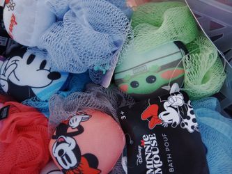 Disney  Bath Poufs– New 🛁🎀
