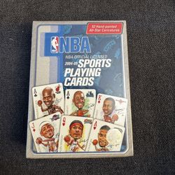 2004-05 NBA Official Sports Playing Cards Factory Sealed Kobe, Lebron, Shaq