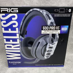 RIG 600 PRO HS Dual Wireless Gaming Headset with Bluetooth for PlayStation, Nintendo Switch and PC - Arctic Camo
