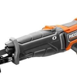 RIDGID R8643B 18-Volt OCTANE Lithium-Ion Cordless Brushless Reciprocating Saw (Tool-Only) with Reciprocating Saw Blade
