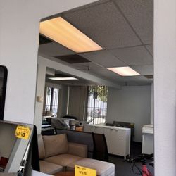 40 in. W x 30 in. H Rectangular Frameless Wall Bathroom Vanity Mirror in Silver