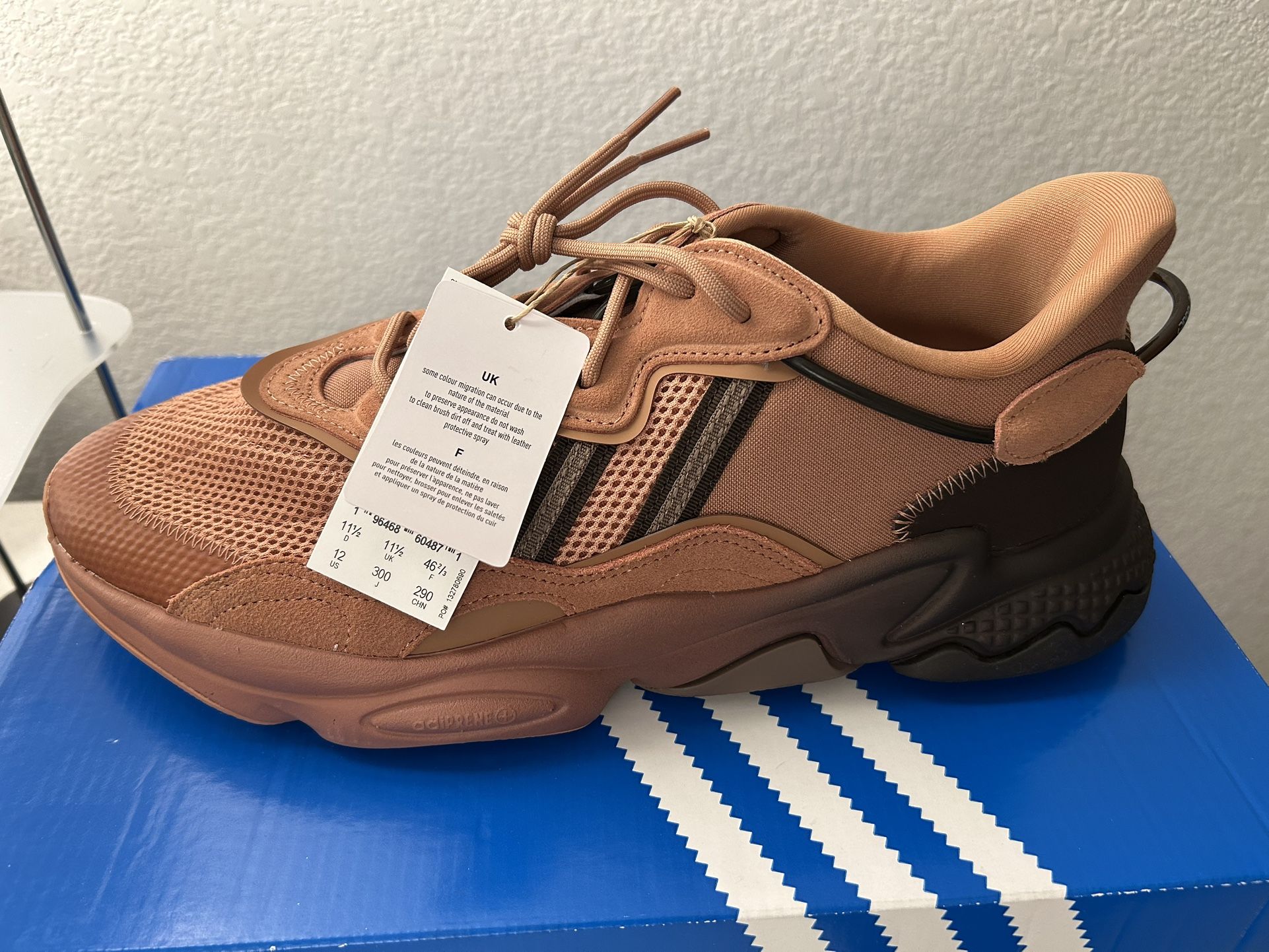 Brand New Adidas Ozweego, “Clay Strata”, Men’s Size 12, Brand New In Box