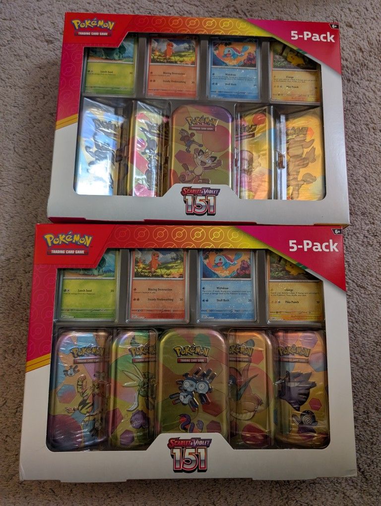 Pokemon 151 Mini Tin Box Set