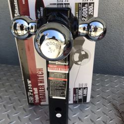 Triple Ball Trailer Hitch - Brand New With Box