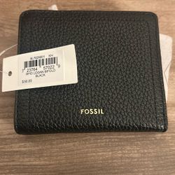 Fossil Logan Bifold Black Wallet 