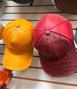 Gorras de piel original exótica