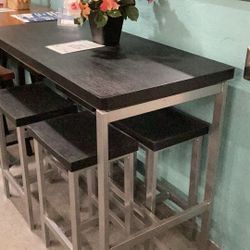 Table With Stools 