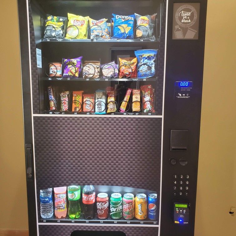 Vending Machine w/ Snacks & Location Included