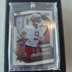 2025 Emeka Egbuka White Disco Prizm Rookie Card🔥