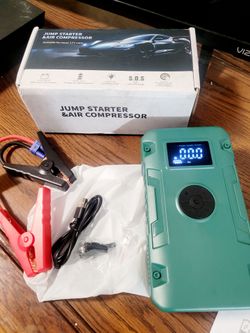 Brand new Portable Jump start w/compressor