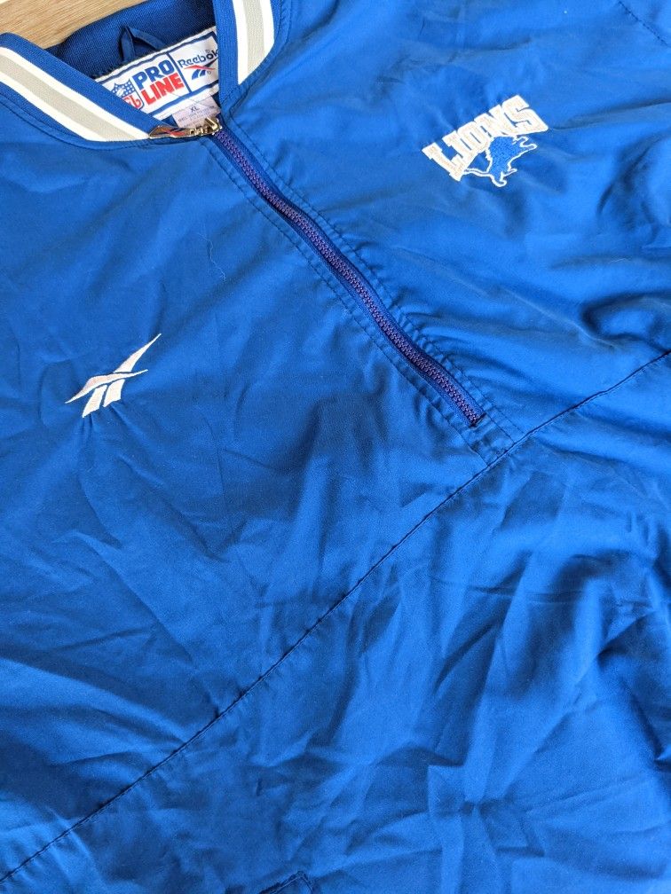 Vintage Reebok Pro-Line Detroit Lions Jacket