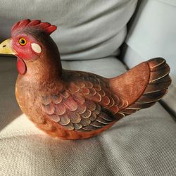Rhode Island Red Hen Chicken Figurine