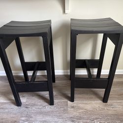100% Wood Bar Stools