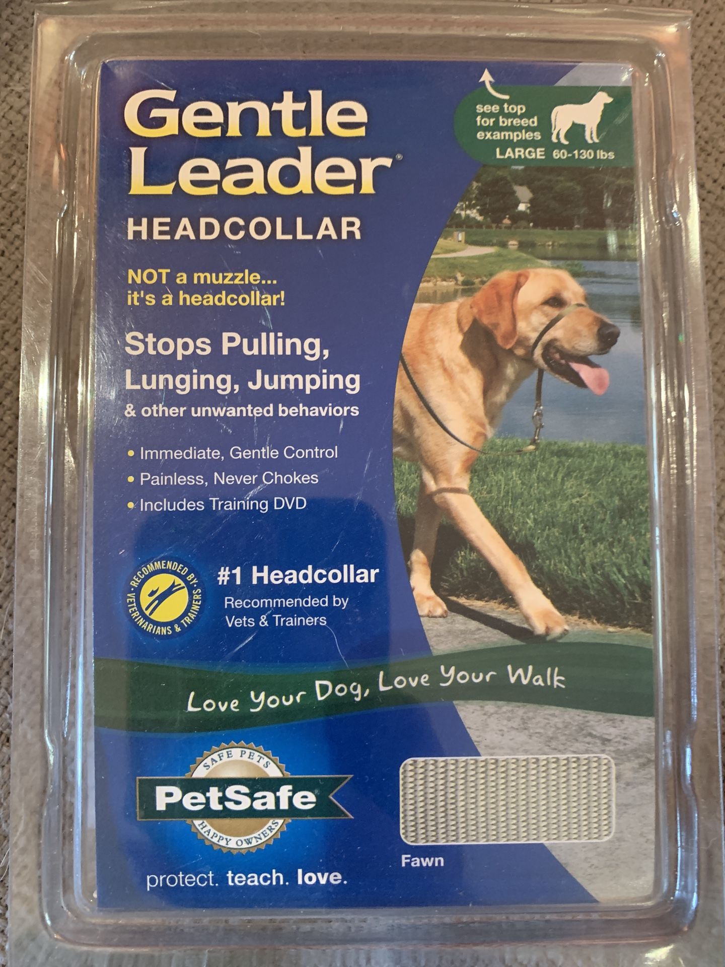 Gentle leader dog collar for large dog