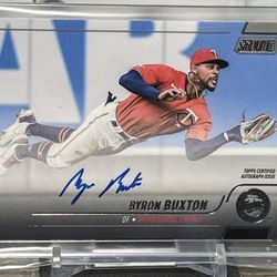 2022 Topps Stadium Club Autograph Byron Buxton Auto Minnesota Twins