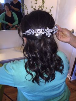 Wedding diamond rhinestone hair piece