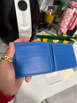 Goyard, portefeuille victoire 8 c blue