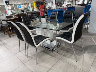 Modern Dining Set 🤍🖤