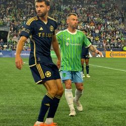 2  Sounders vs Minnesota United FC Playoffs 11/3 Pitchside Seats