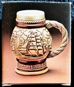 - Vintage Avon - Avon Mini Stein - Tall Ships