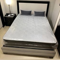 Full Size Mattress Double Sided Of 10 Inches Thick New From Factory With its Plastic Also Available in Twin, Queen or King Same Day Delivery
