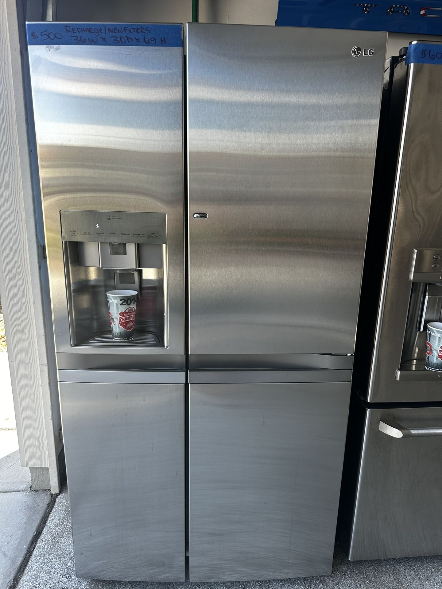 Lg Side-By-Side Refrigerator