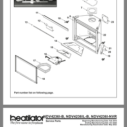 Heatilator Novus Gas Fireplace – $1000