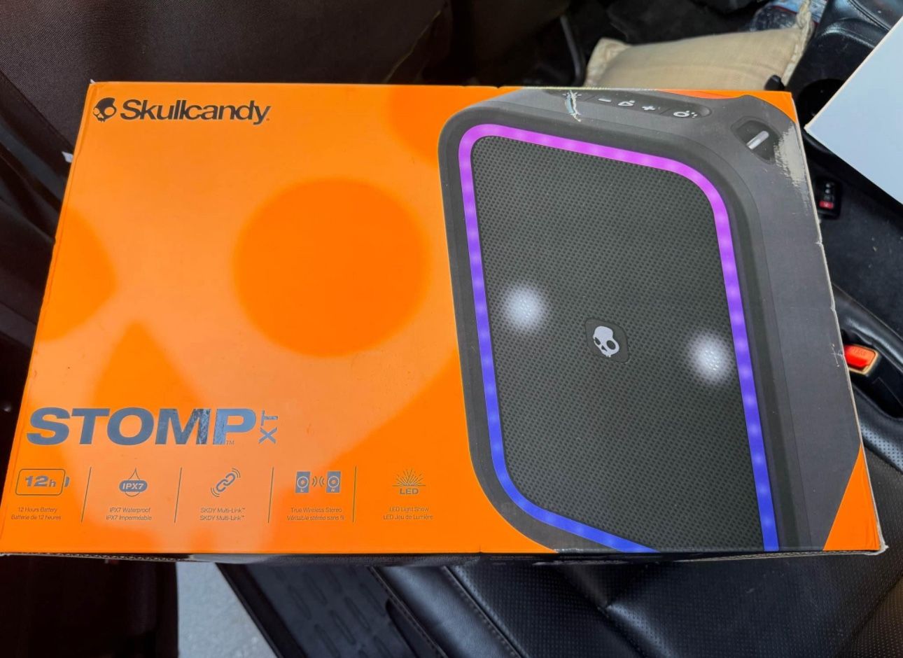 NEW Sealed Skullcandy Stomp Party Speaker Xt, Black