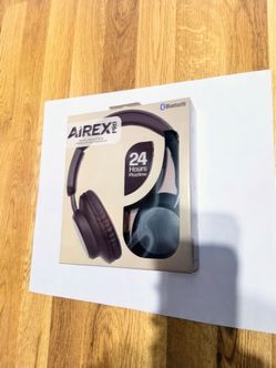 Over Ear Headphones Bluetooth black rotating music audio speaker smartphone laptop