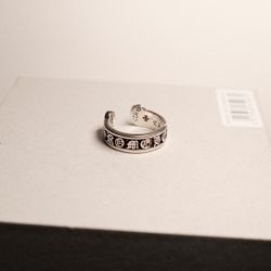 Thrifted Chrome Ring